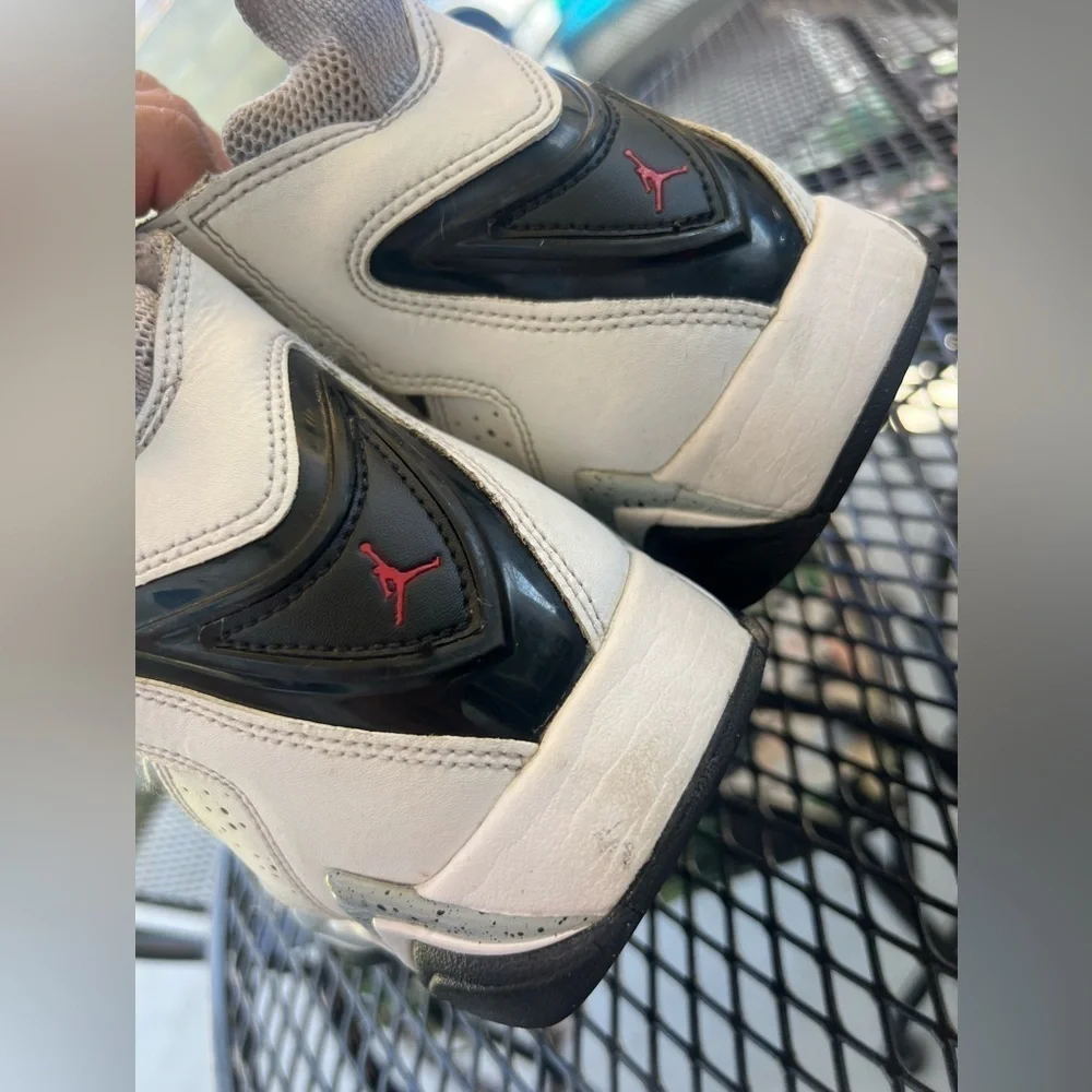 JORDAN Shoes TRUE FLIGHT Mens Size  11.5 WHITE CEMENT Basketball Sneaker 342964-